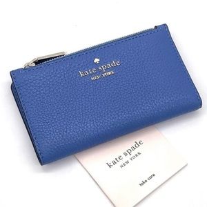 Kate Spade Spencer Slim Bifold Wallet in Blue